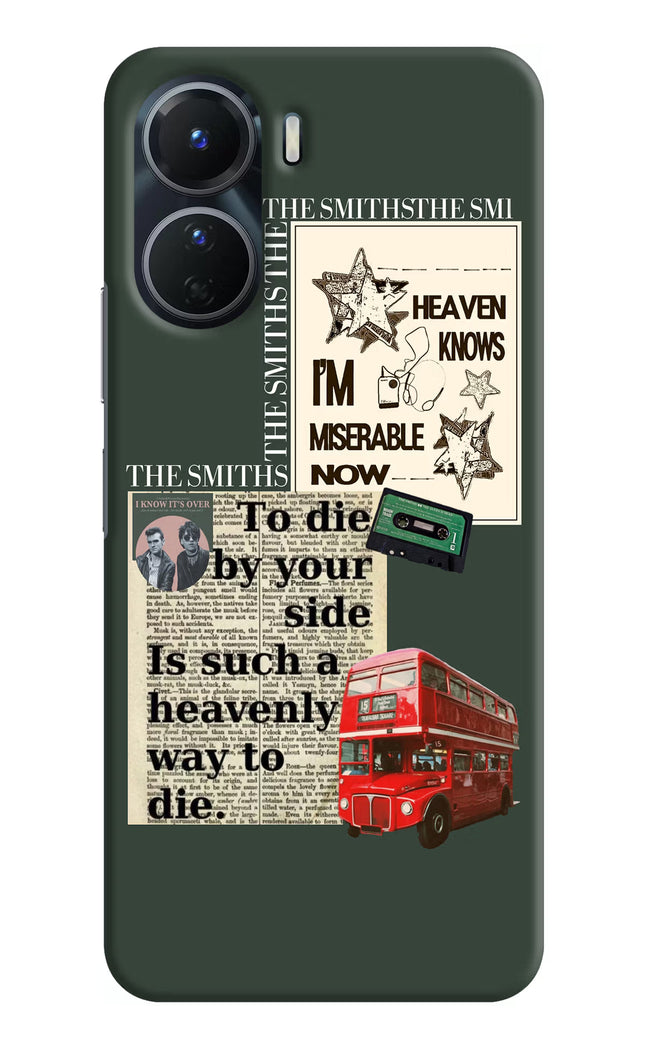 The Smiths Vivo Y16 Hard Case Back Cover by Casekaro