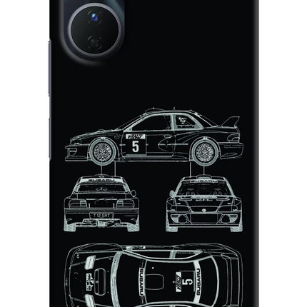 WRC'99 Vivo Y16 Hard Case Back Cover by Casekaro