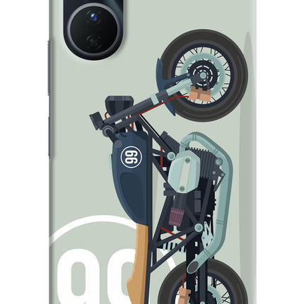 Classic Cafe Racer 99 Vivo Y16 Hard Case Back Cover by Casekaro