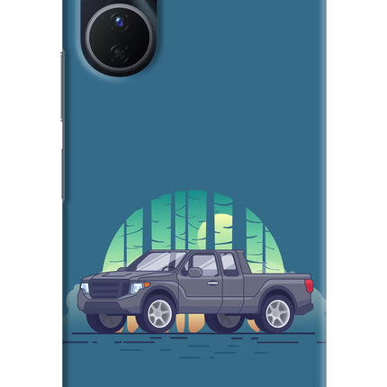 Retro Garage Vibe Vivo Y16 Hard Case Back Cover by Casekaro