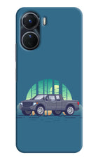 Retro Garage Vibe Vivo Y16 Hard Case Back Cover by Casekaro