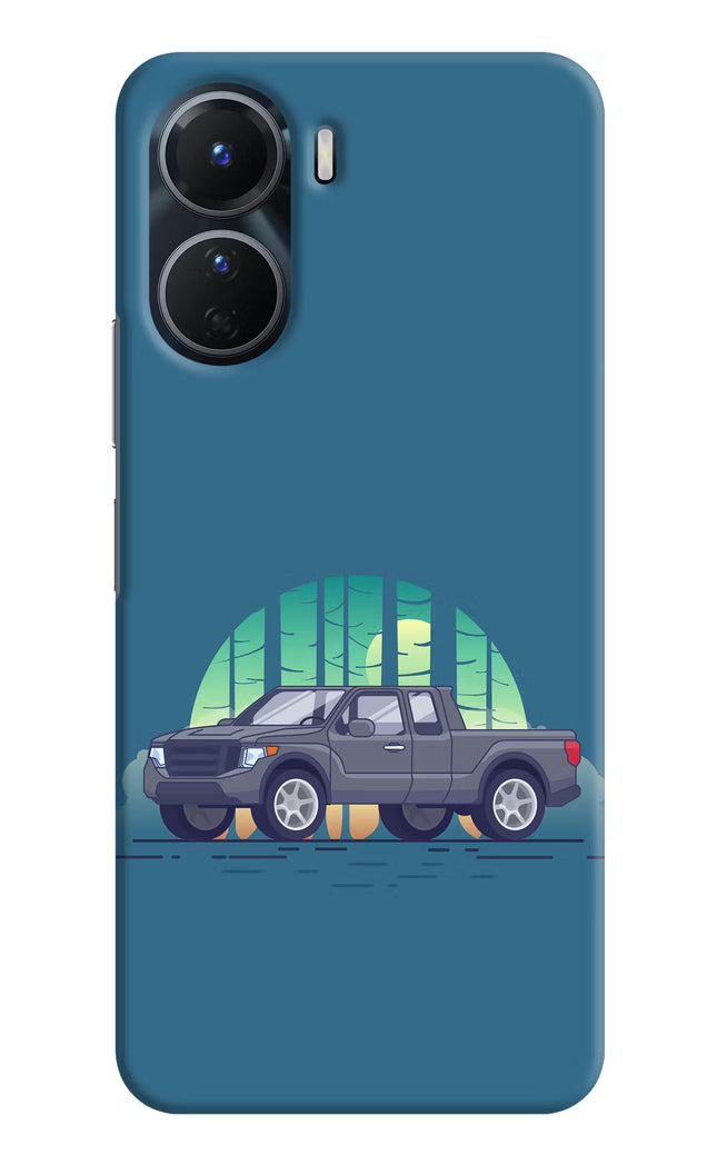 Retro Garage Vibe Vivo Y16 Hard Case Back Cover by Casekaro