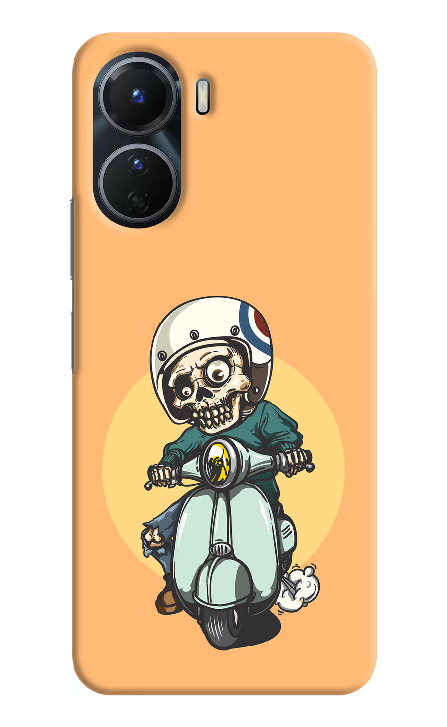 Undead Biker Vivo Y16 Back Cover, Hard case