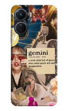 Gemini Zodiac Vivo Y16 Hard Case Back Cover by Casekaro
