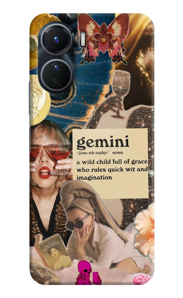 Gemini Zodiac Vivo Y16 Hard Case Back Cover by Casekaro