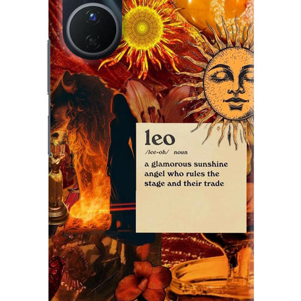 Leo Zodiac Vivo Y16 Hard Case Back Cover by Casekaro