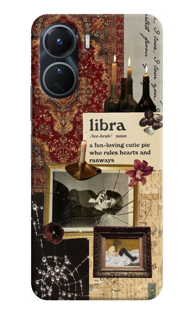 Libra Zodiac Vivo Y16 Hard Case Back Cover by Casekaro