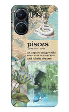 Pisces Zodiac Vivo Y16 Hard Case Back Cover by Casekaro
