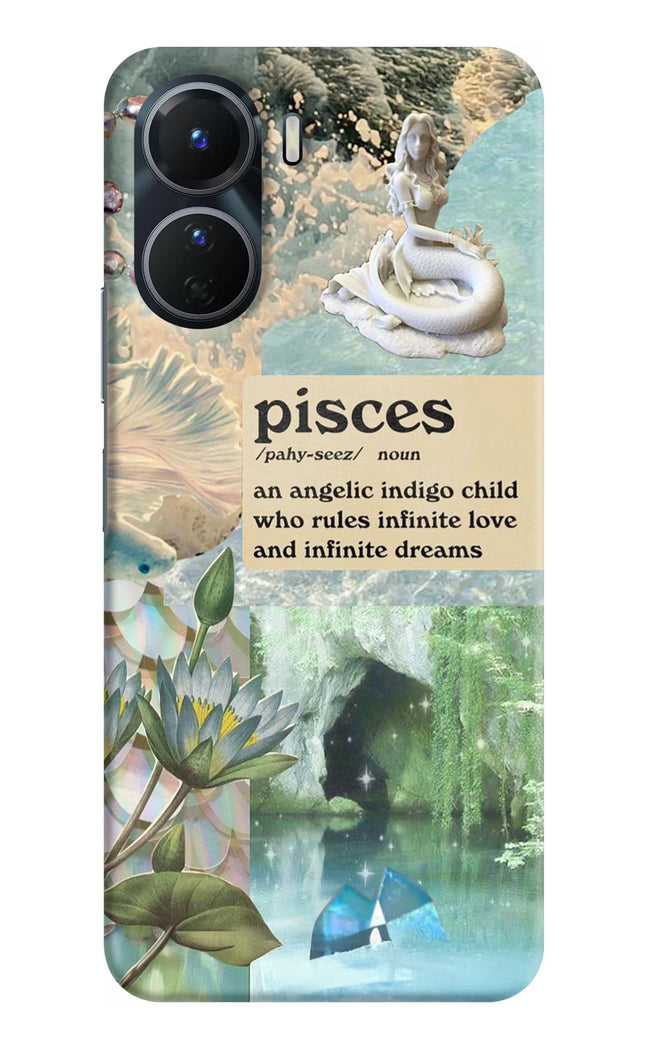 Pisces Zodiac Vivo Y16 Hard Case Back Cover by Casekaro