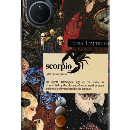 Scorpio Zodiac Vivo Y16 Hard Case Back Cover by Casekaro