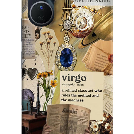 Virgo Zodiac Vivo Y16 Hard Case Back Cover by Casekaro