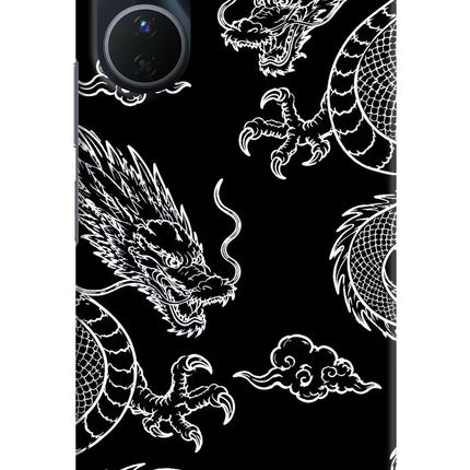 Twin Dragons Vivo Y16 Hard Case Back Cover by Casekaro