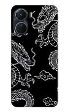Twin Dragons Vivo Y16 Hard Case Back Cover by Casekaro