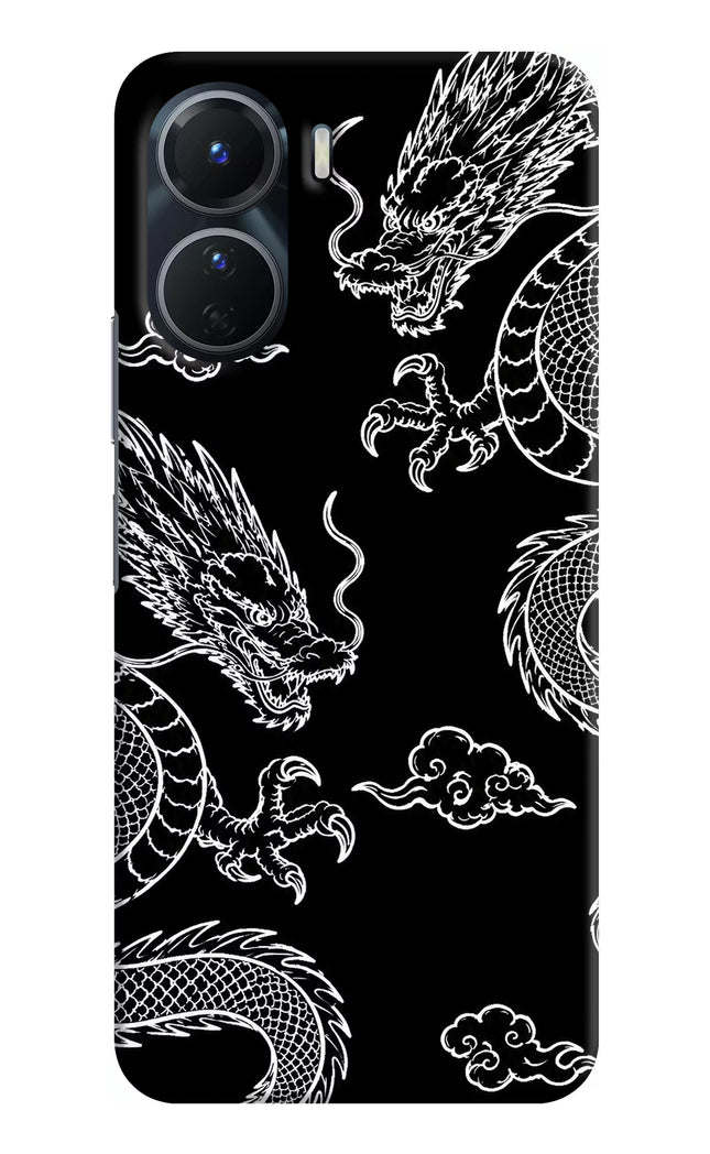 Twin Dragons Vivo Y16 Hard Case Back Cover by Casekaro