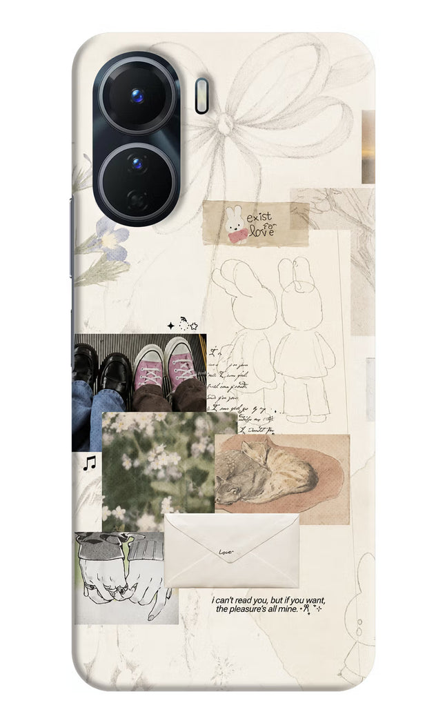 Soft Aesthetic Vivo Y16 Hard Case Back Cover by Casekaro