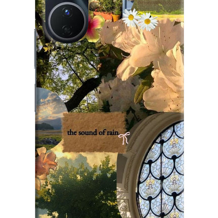 Rain Vivo Y16 Hard Case Back Cover by Casekaro