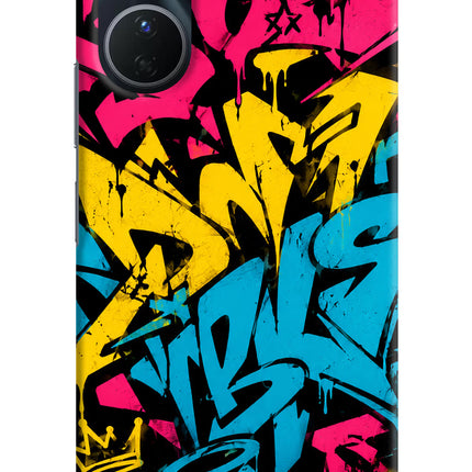 Graffiti Vibe Vivo Y16 Hard Case Back Cover by Casekaro
