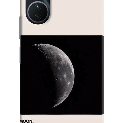 Moon Phase Vivo Y16 Hard Case Back Cover by Casekaro