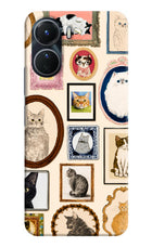 Mirror Cats Vivo Y16 Hard Case Back Cover by Casekaro