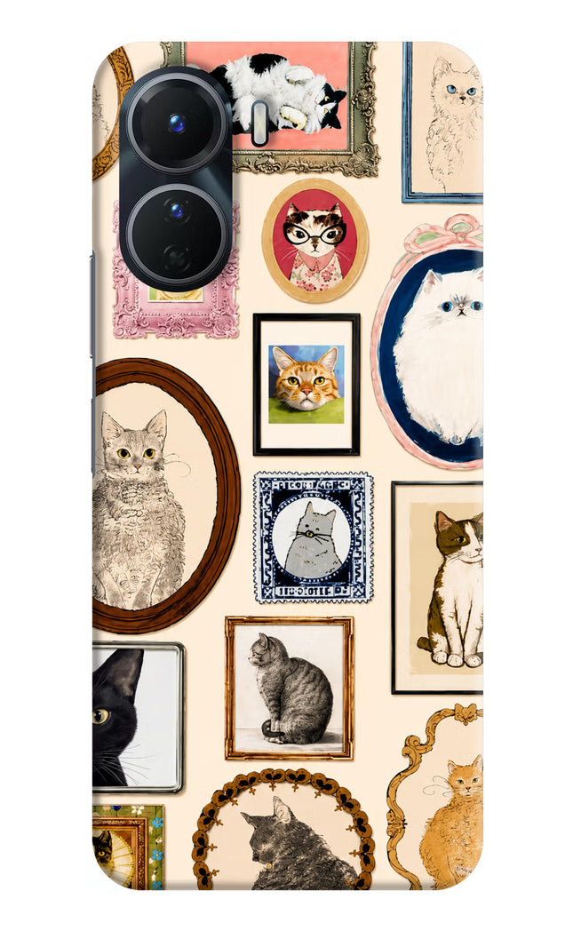 Mirror Cats Vivo Y16 Hard Case Back Cover by Casekaro