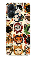 Cool Cat Vivo Y16 Hard Case Back Cover by Casekaro