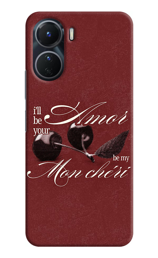 Velvet Cherry Vivo Y16 Hard Case Back Cover by Casekaro