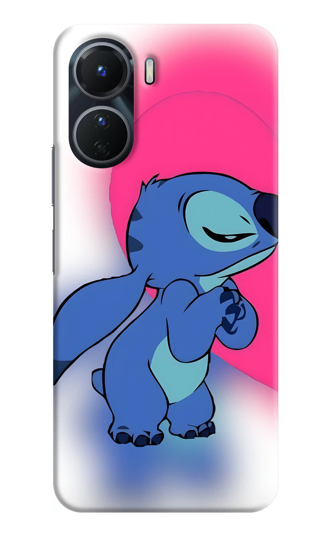 Stitch Hug Vivo Y16 Hard Case Back Cover by Casekaro