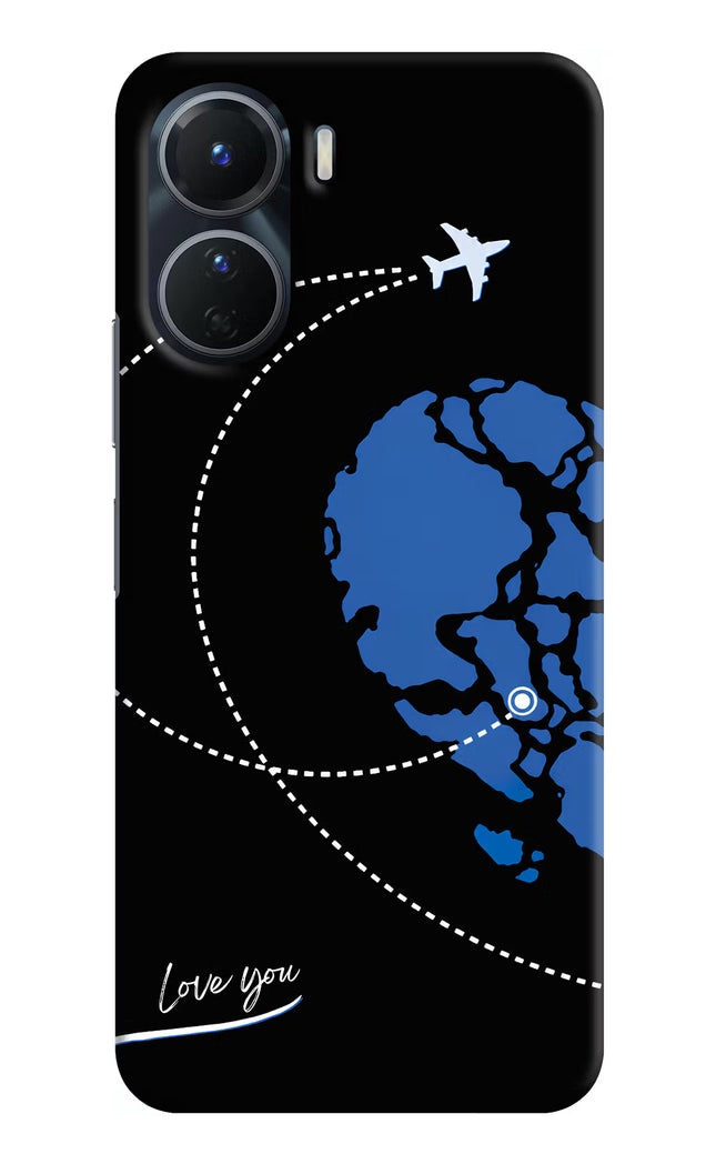 Love Orbit Vivo Y16 Hard Case Back Cover by Casekaro