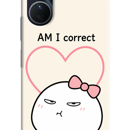 Always Right Vivo Y16 Hard Case Back Cover by Casekaro