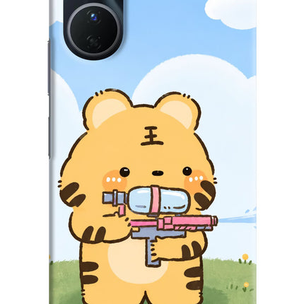 Tiger Treat Vivo Y16 Hard Case Back Cover by Casekaro
