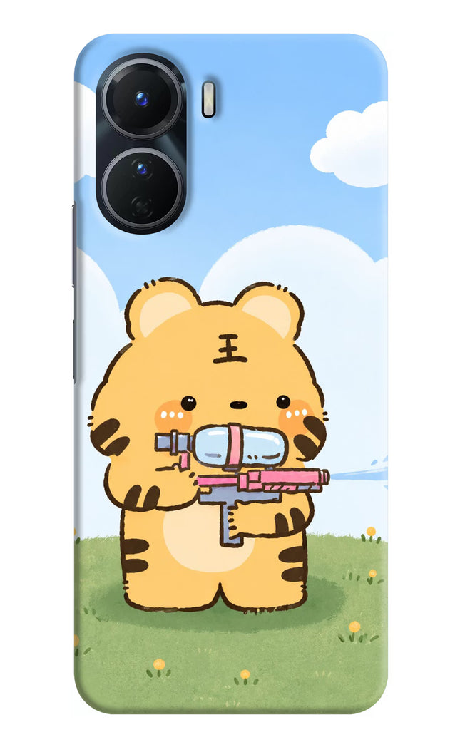 Tiger Treat Vivo Y16 Hard Case Back Cover by Casekaro