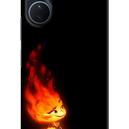 Ember Flame Vivo Y16 Hard Case Back Cover by Casekaro