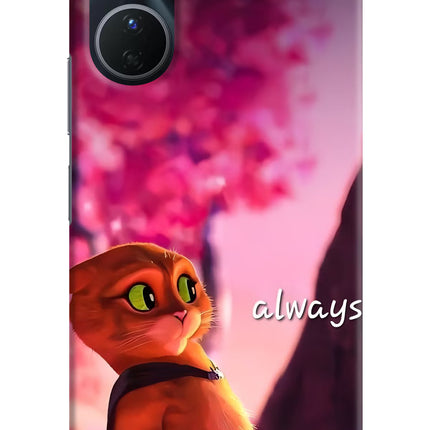 Always Cat Vivo Y16 Hard Case Back Cover by Casekaro