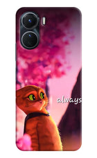 Always Cat Vivo Y16 Hard Case Back Cover by Casekaro