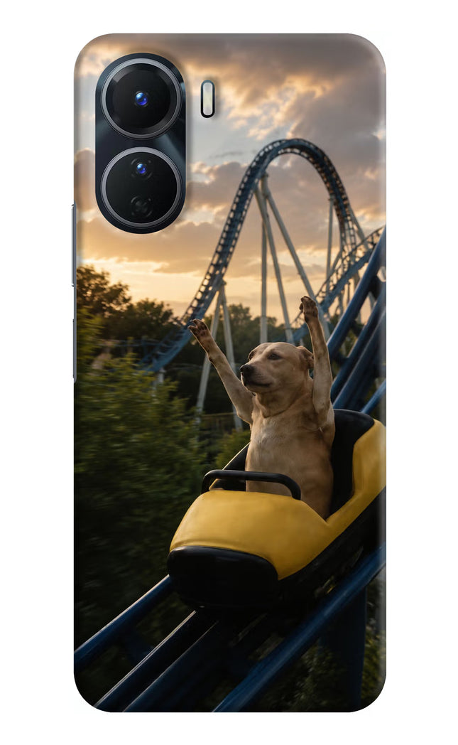 Rollercoaster Dog Vivo Y16 Hard Case Back Cover by Casekaro