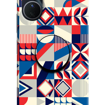 Colorful Pattern Vivo Y16 Pop Case by Casekaro