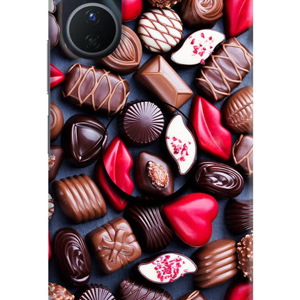 Chocolates Vivo Y16 Pop Case by Casekaro
