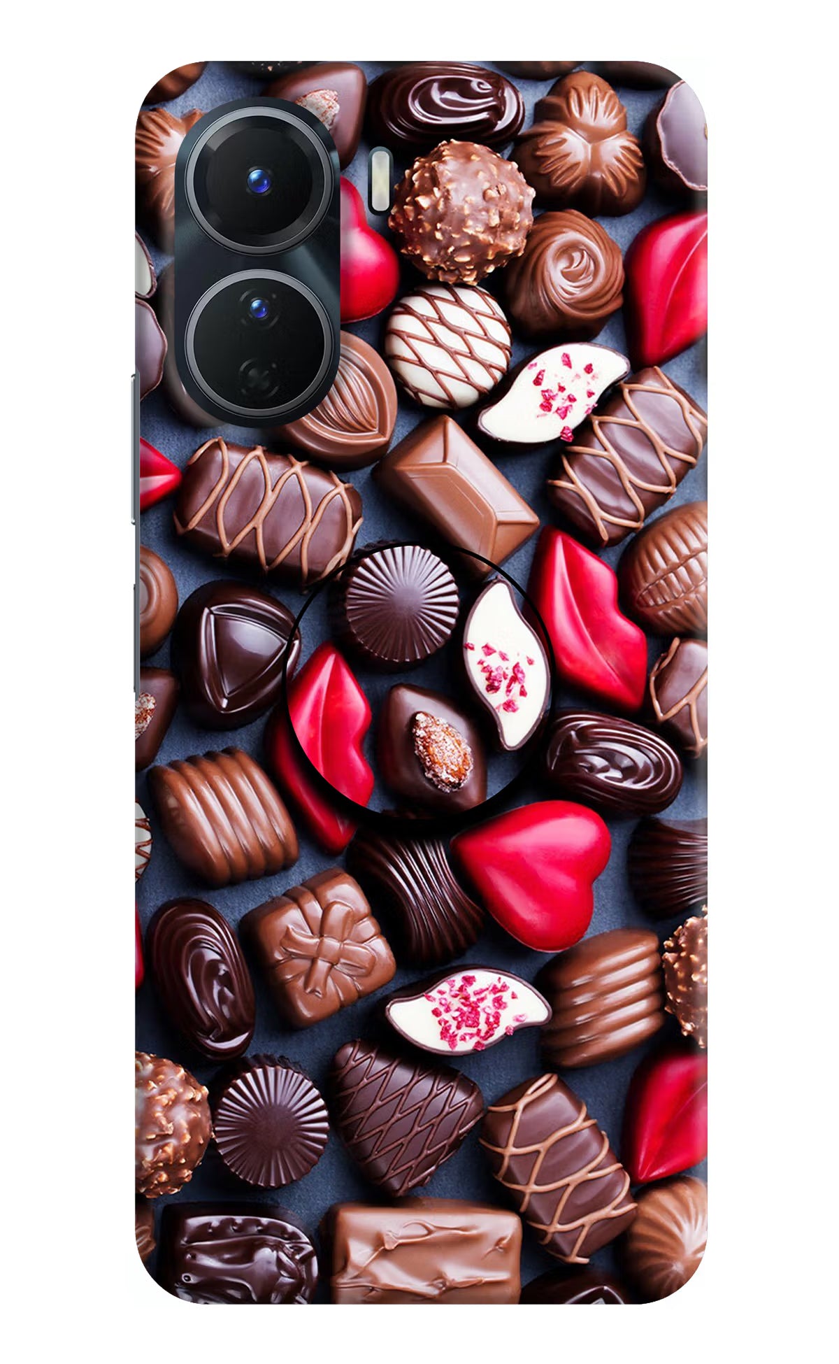 Chocolates Vivo Y16 Pop Case by Casekaro