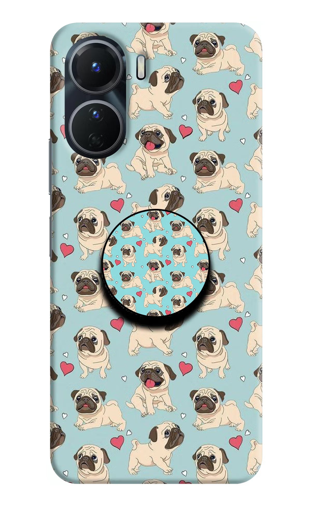 Pug Dog Vivo Y16 Pop Case by Casekaro