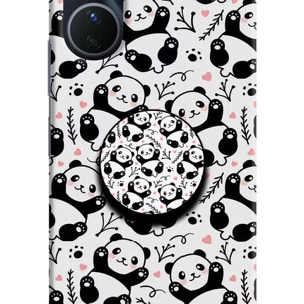 Cute Panda Vivo Y16 Pop Case by Casekaro