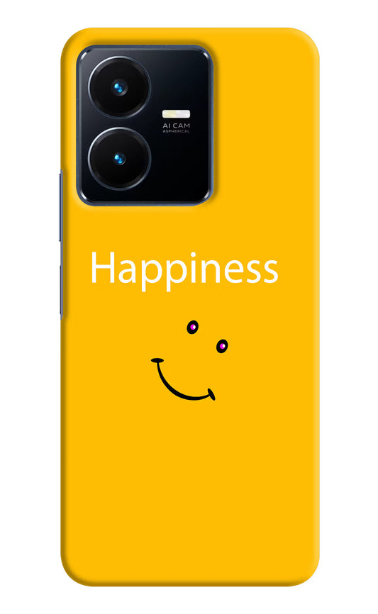 Happiness With Smiley Vivo Y22 Hard Case Back Cover by Casekaro