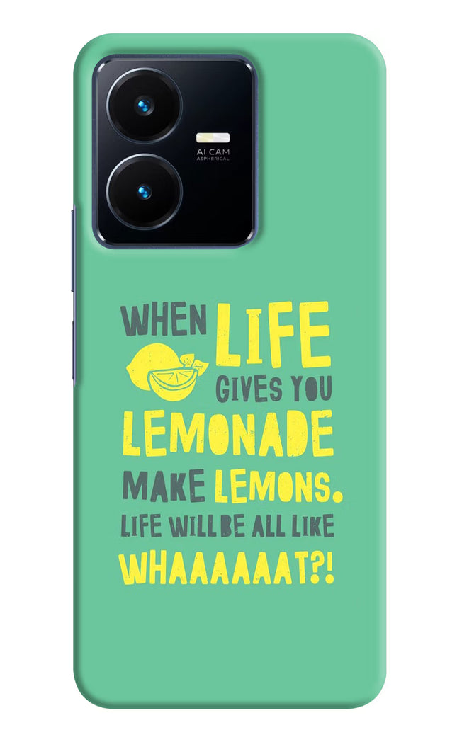 Quote Vivo Y22 Hard Case Back Cover by Casekaro