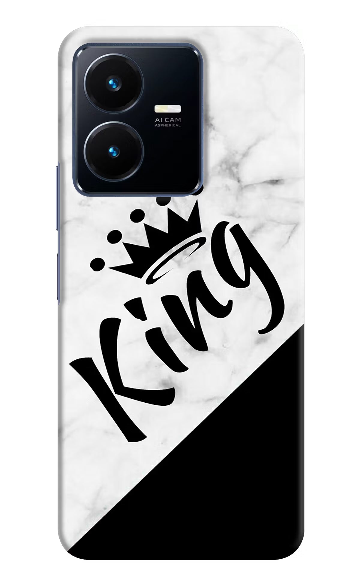 King Vivo Y22 Hard Case Back Cover by Casekaro