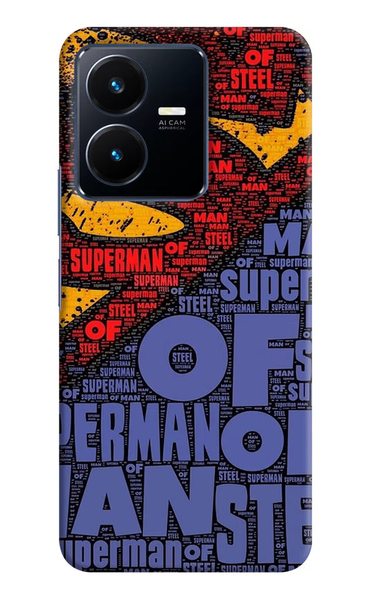 Superman Vivo Y22 Hard Case Back Cover by Casekaro
