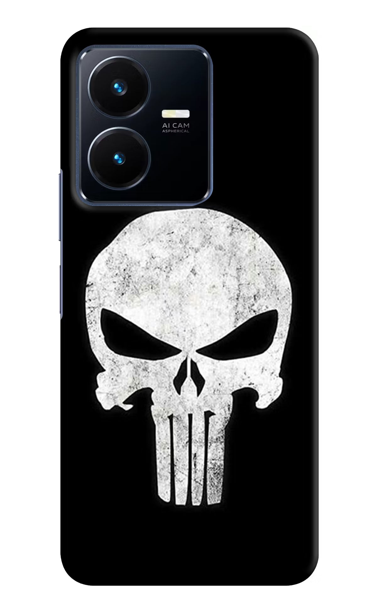 Punisher Skull Vivo Y22 Hard Case Back Cover by Casekaro