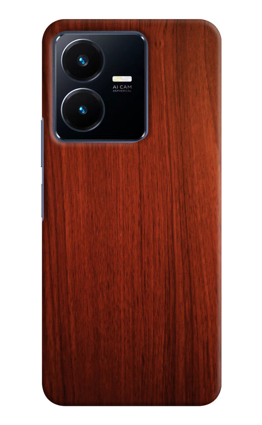Wooden Plain Pattern Vivo Y22 Hard Case Back Cover by Casekaro