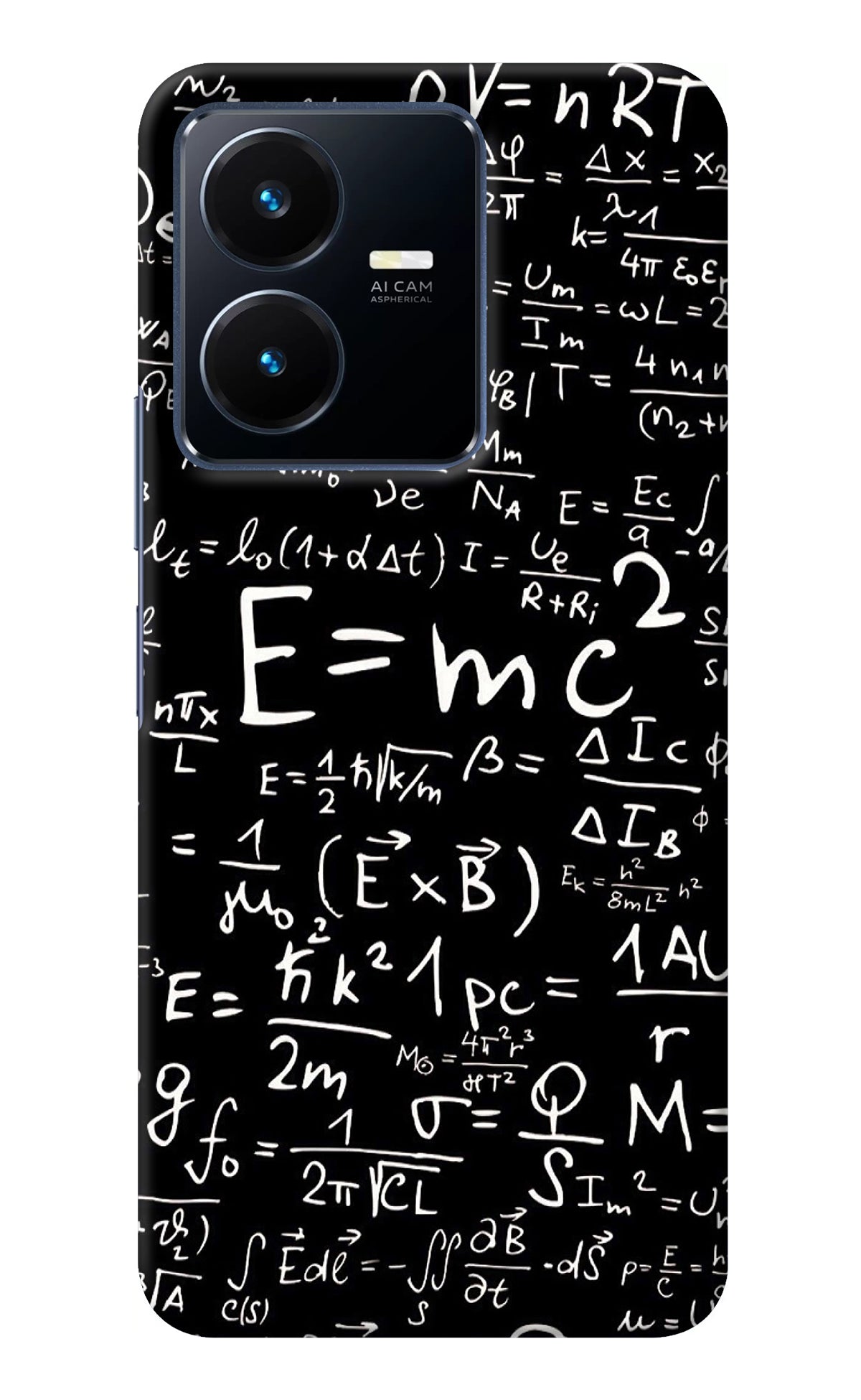 Physics Albert Einstein Formula Vivo Y22 Back Cover