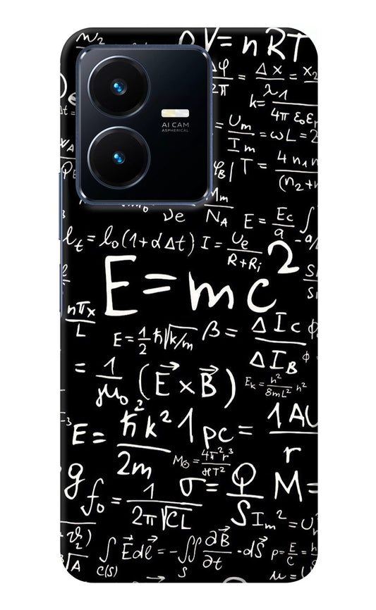 Physics Albert Einstein Formula Vivo Y22 Back Cover