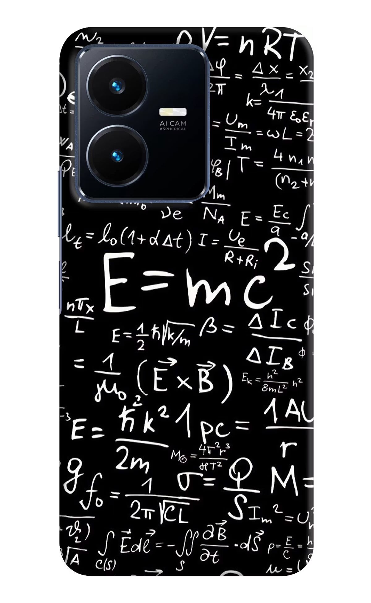 Physics Formula Vivo Y22 Hard Case Back Cover by Casekaro