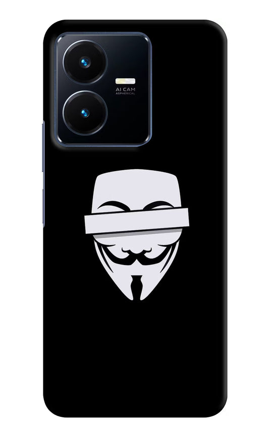 Anonymous Face Vivo Y22 Hard Case Back Cover by Casekaro